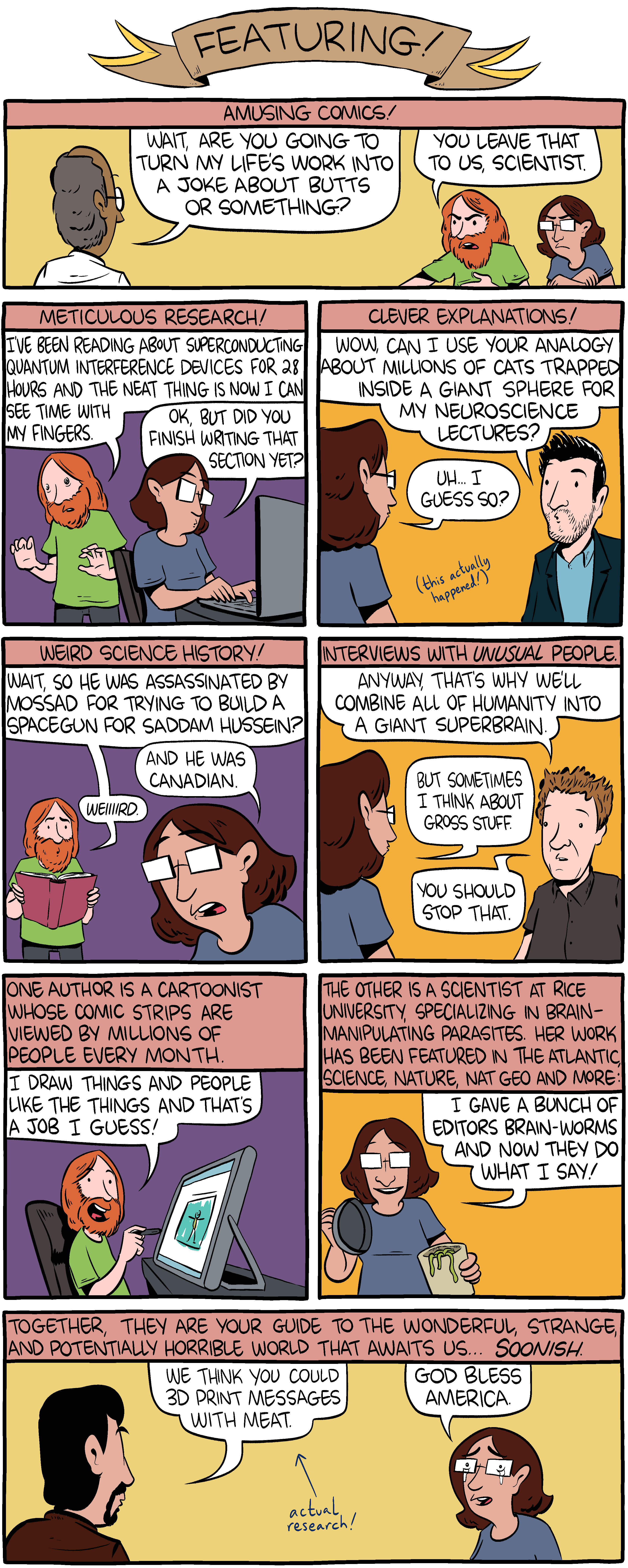 SMBC comic talking about SOONISH
